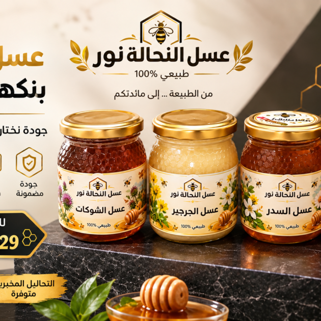 2كلغ عسل حر ب4990 فقط